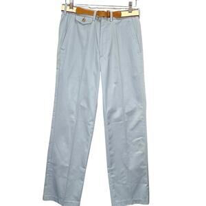 Vintage 80s Gant Gray Men's Chino Pants 30x32 Pleated Trousers Preppy